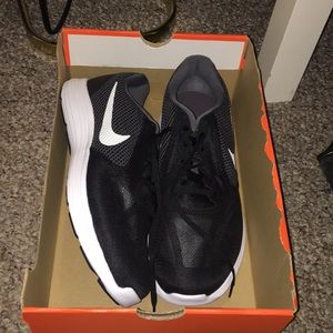 Black Nike sneakers